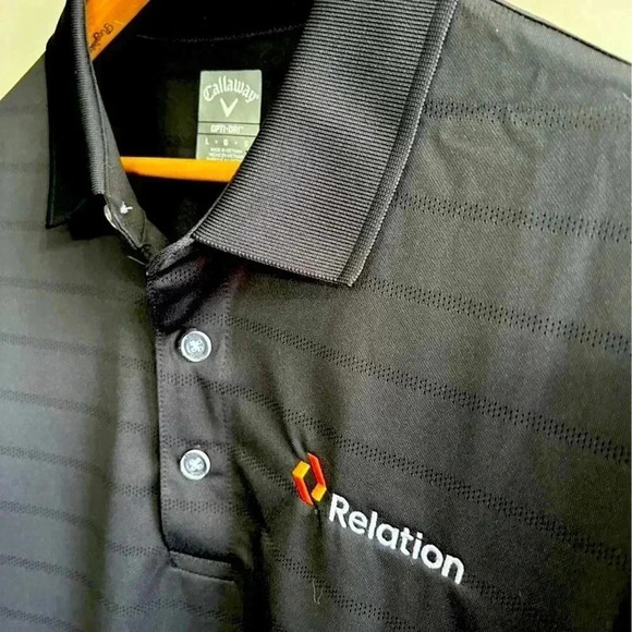 Callaway Other - NWOT Callaway Golf Shirt size Large. Dark grey with pixel stripes. Short sleeve.